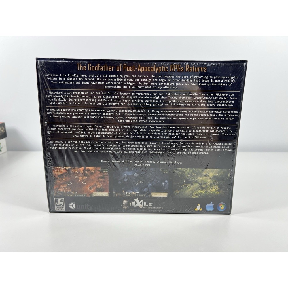 Wasteland 2 PC Game Kickstarter Backer Big Box Edition New Factory Sealed - Picture 3 of 6